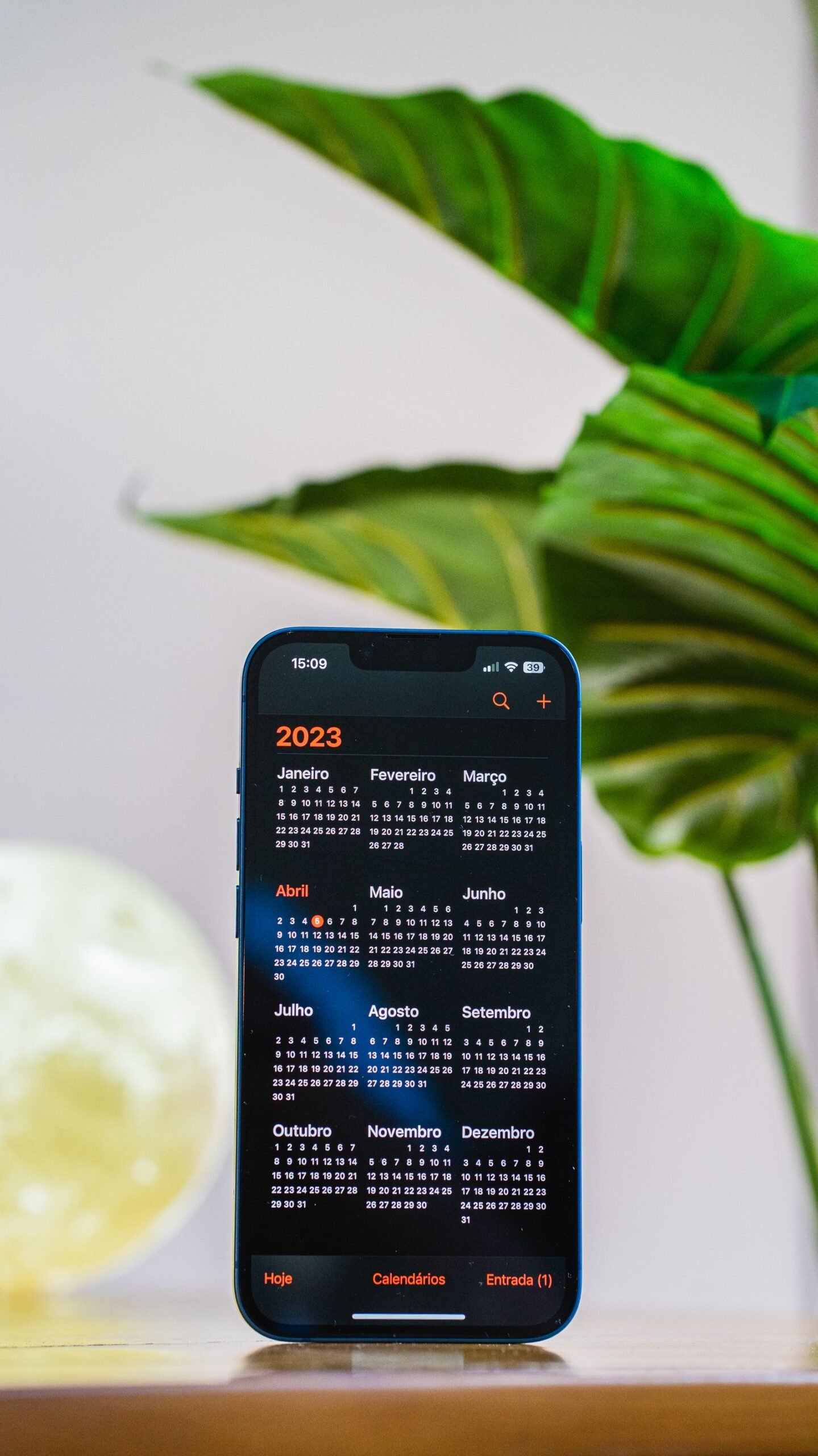 Calendar booking app open on a smartphone showing available appointment slots