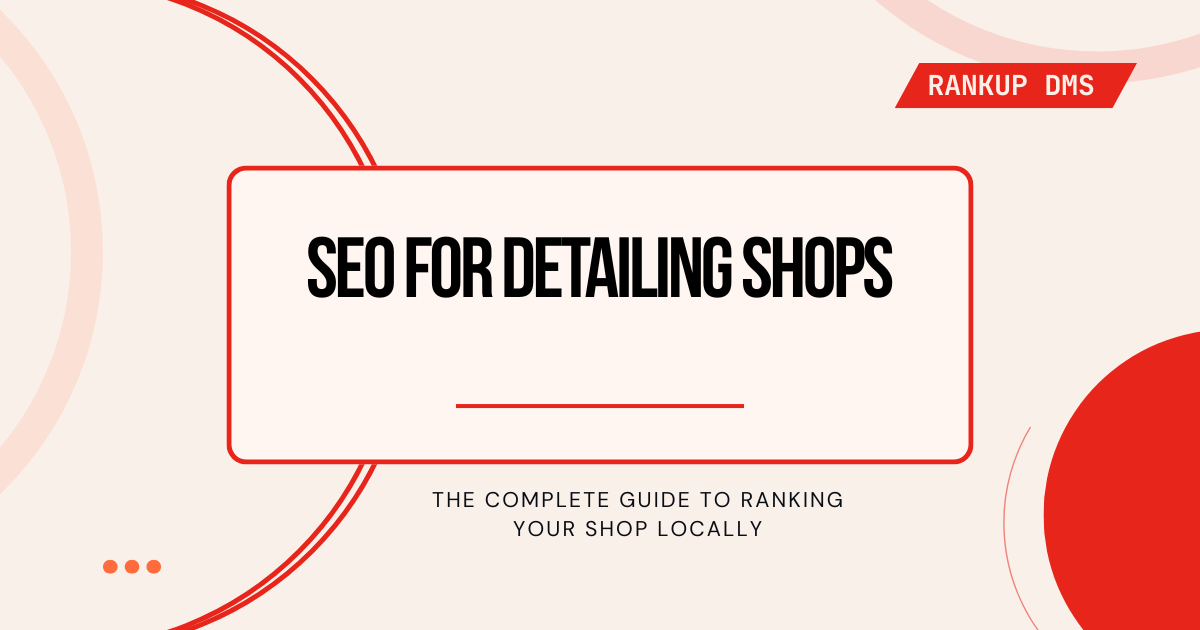 SEO for auto detailing shops featured image