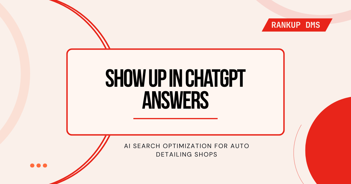 AI search optimization auto detailing featured image